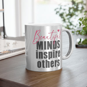 ♡ Inspirational Metallic Mug (Silver\Gold)