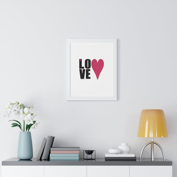Love ♡ Inspirational Framed Poster Decoration