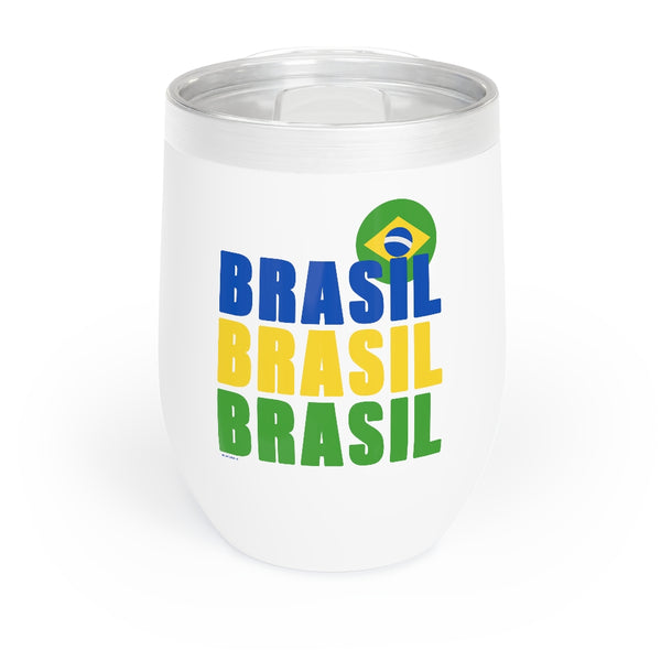 BRASIL .: Chill Wine Tumbler .: 12oz