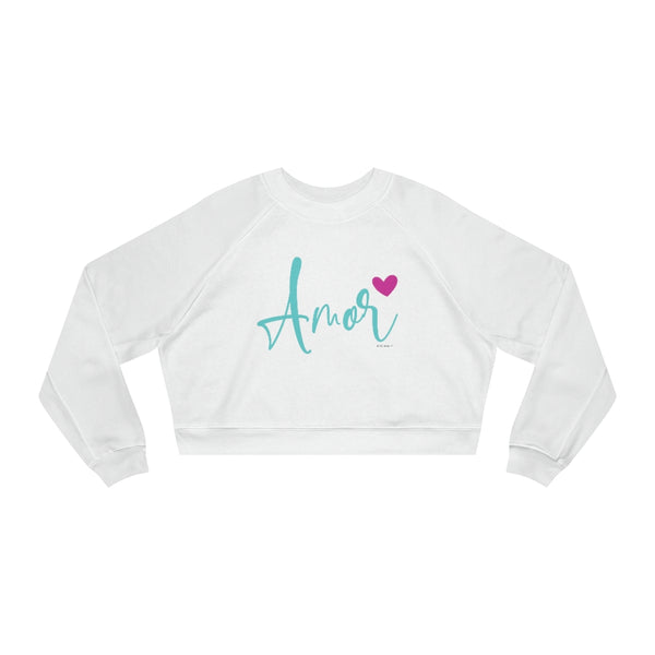 ♡ Relaxed fit Cropped Fleece Pullover (AMOR Collection)