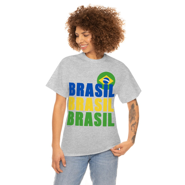 Camiseta BRASIL .: Heavy Cotton Tee (Classic fit) 100% cotton