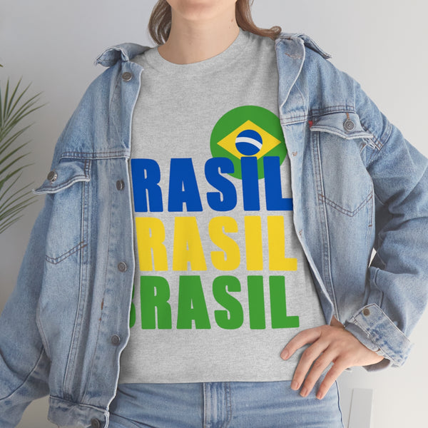 Camiseta BRASIL .: Heavy Cotton Tee (Classic fit) 100% cotton