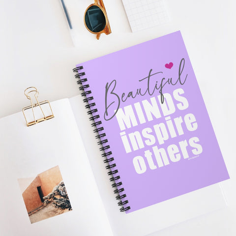 ♡ Spiral Notebook with Inspirational Design :: 118 Ruled Line