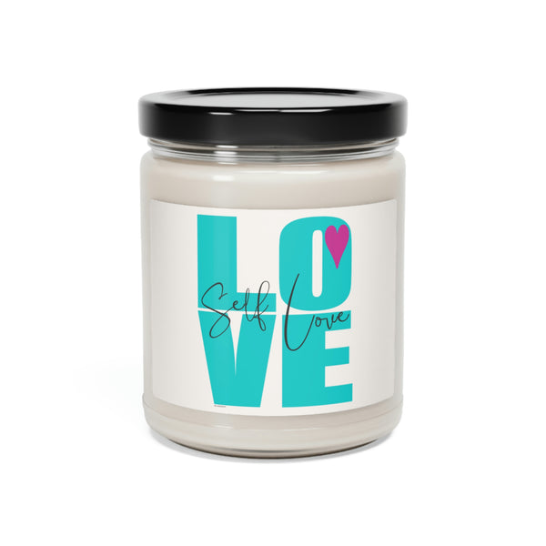 ♡ Self-LOVE .:  Inspirational :: 100% natural Soy Candle, 9oz  :: Eco Friendly