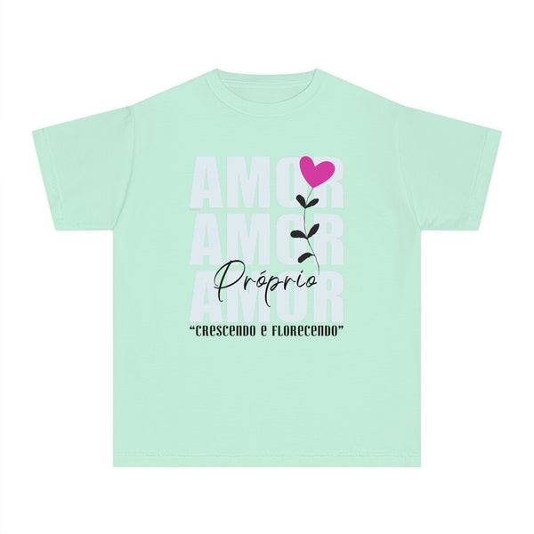 ♡ Amor Próprio .: Crescendo e Florescendo .: Youth girl's Tee (Classic Fit)