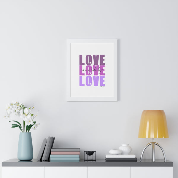 ♡ Inspirational Framed Poster Decoration