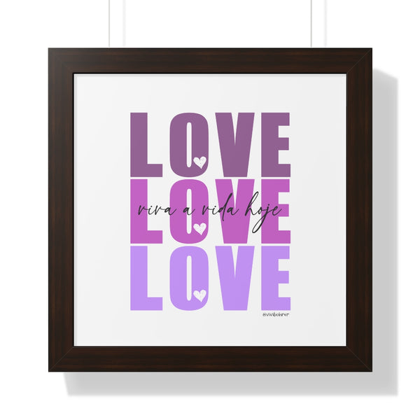 ♡ Inspirational Framed Poster Decoration