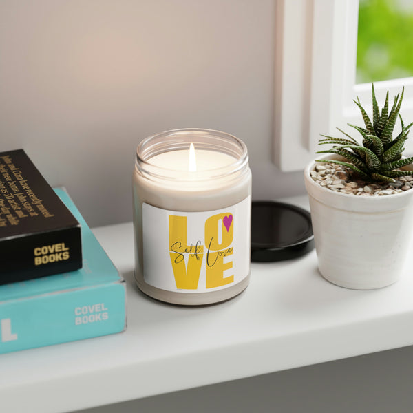 ♡ Self-LOVE .:  Inspirational :: 100% natural Soy Candle, 9oz  :: Eco Friendly