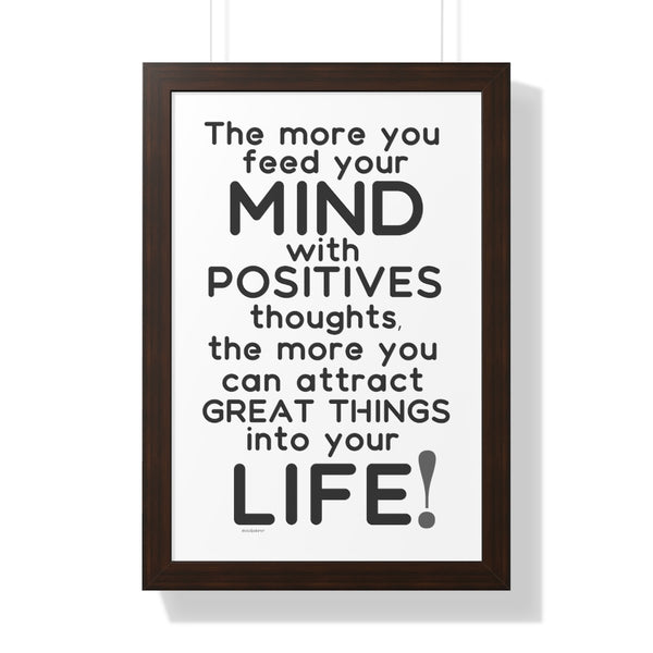 ♡ Inspirational Framed Poster Decoration (16″ × 24″)