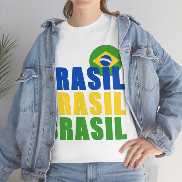 Camiseta BRASIL .: Heavy Cotton Tee (Classic fit) 100% cotton