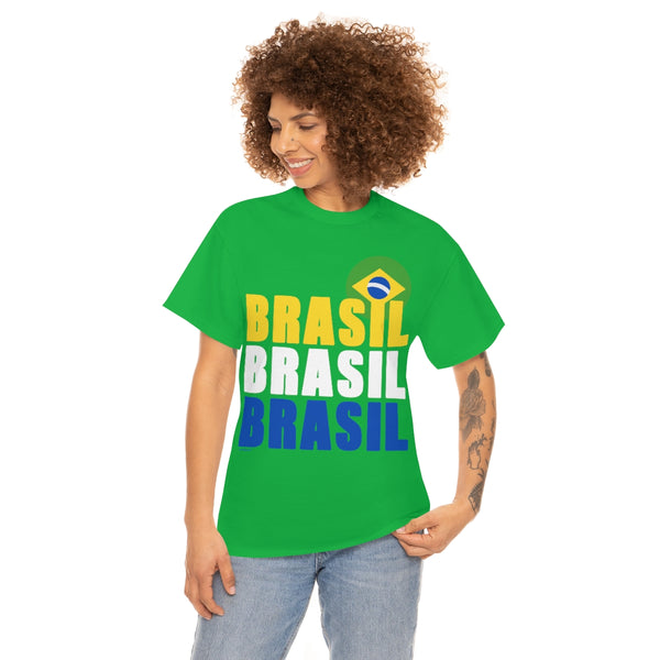 Camiseta BRASIL .: Heavy Cotton Tee (Classic fit) 100% cotton