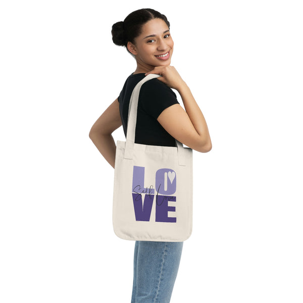 SELF L♡VE Organic Canvas Tote Bag