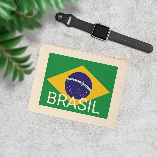 BRASIL .: Cotton Zipper Pouch