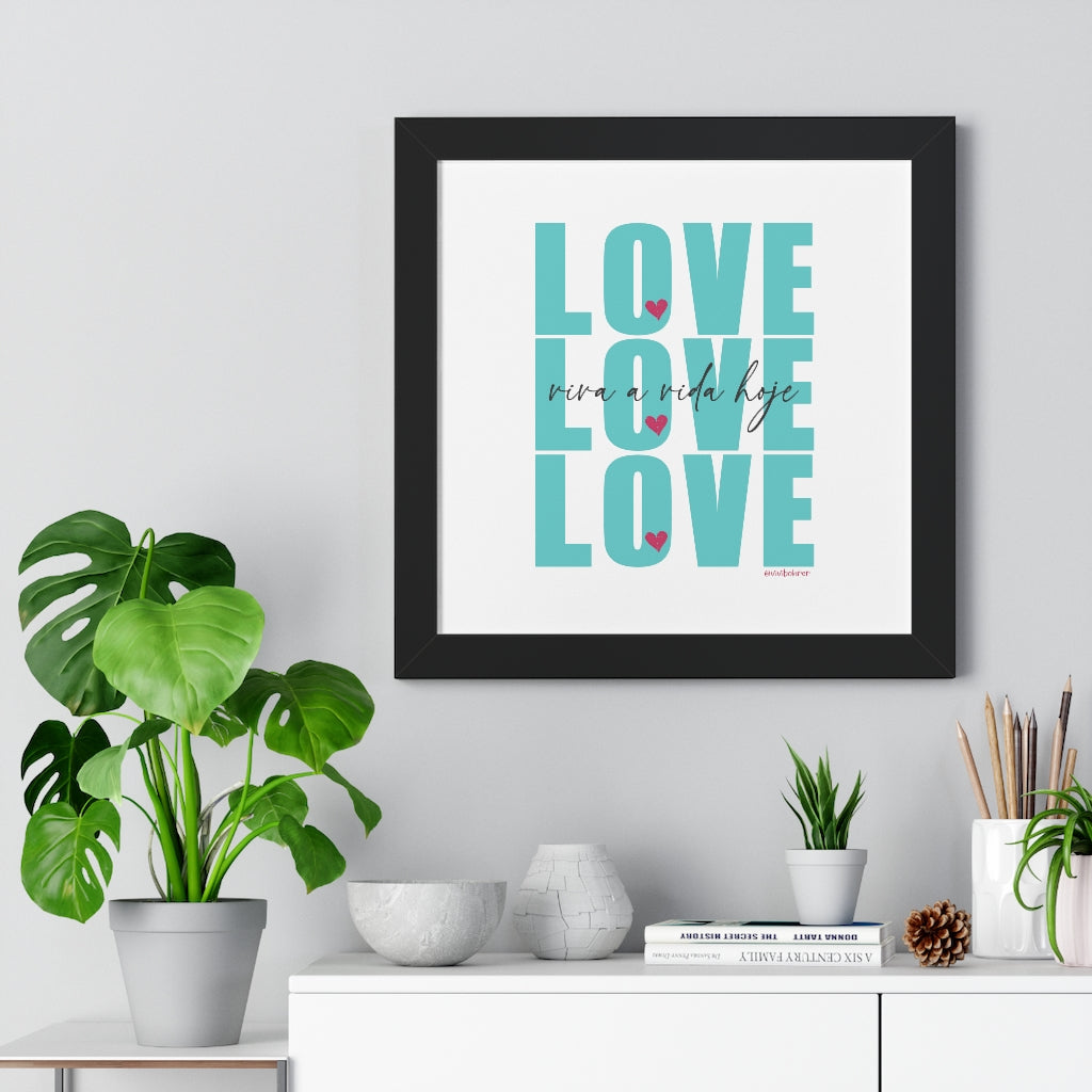 ♡ Inspirational Framed Poster Decoration