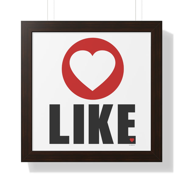 LIKE ♡ Inspirational Framed Poster Decoration