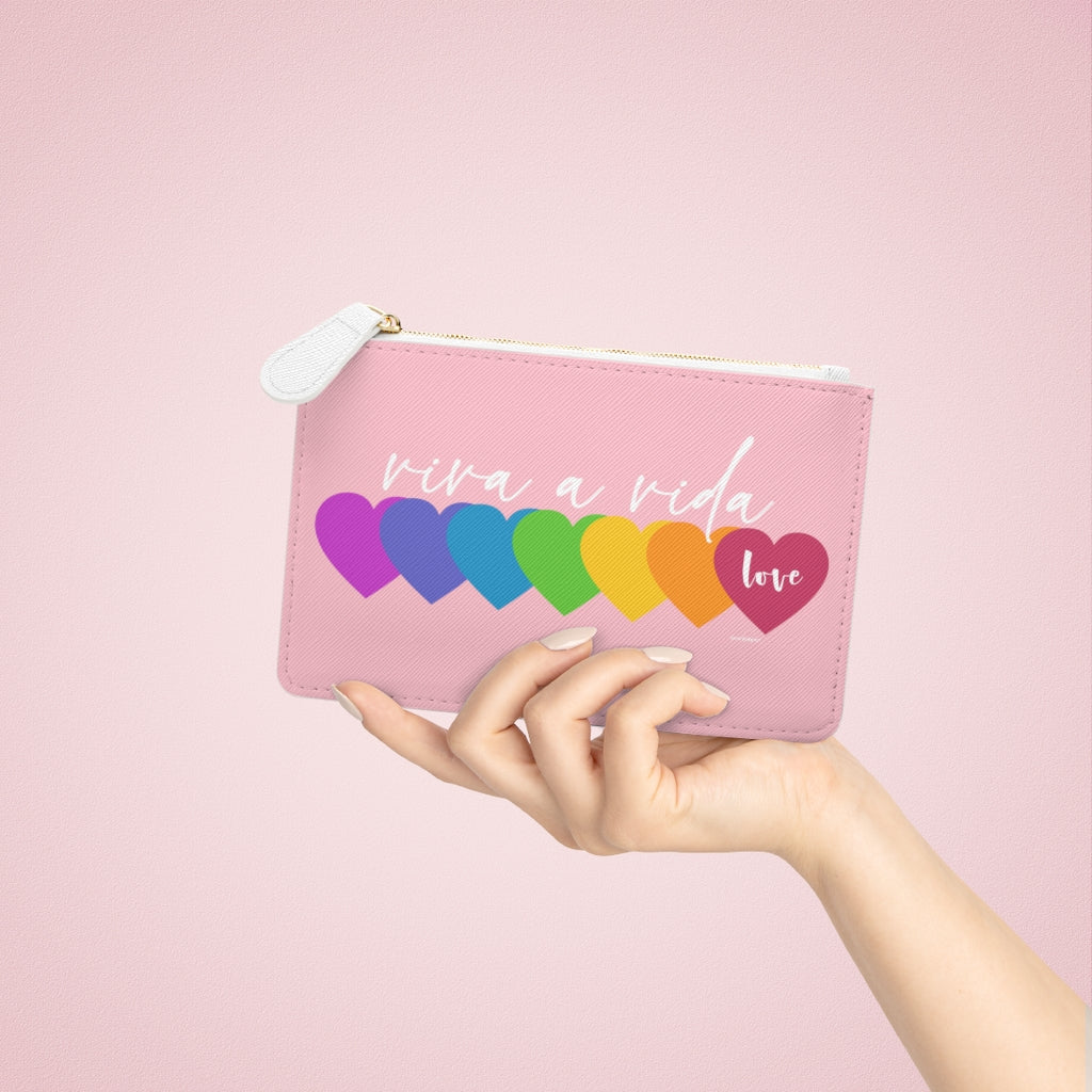 ♡ Viva a Vida :: Mini Clutch Bag with Inspirational Design