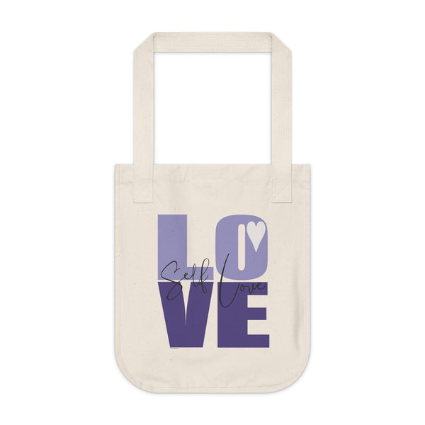 SELF L♡VE Organic Canvas Tote Bag