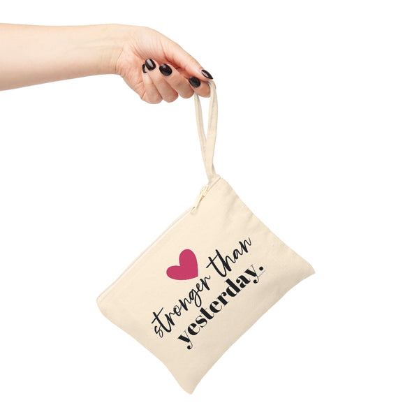 ♡ Stronger than Yesterday .: Natural Cotton Zipper Pouch