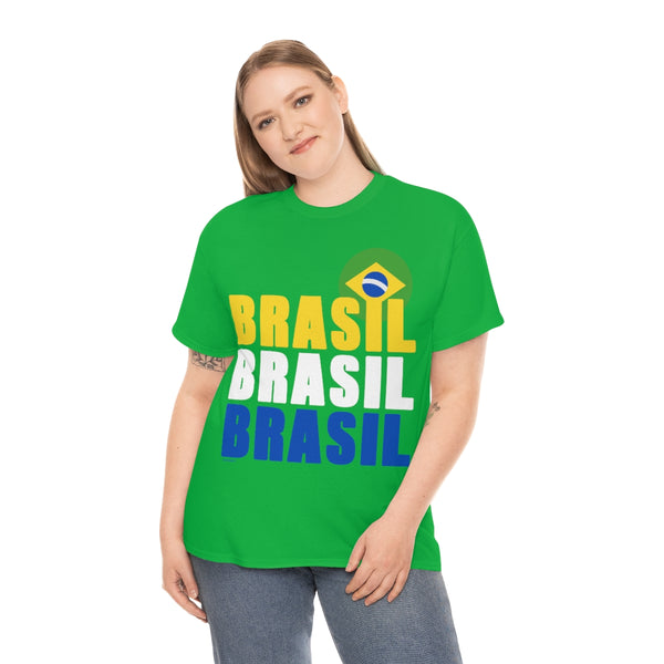 Camiseta BRASIL .: Heavy Cotton Tee (Classic fit) 100% cotton