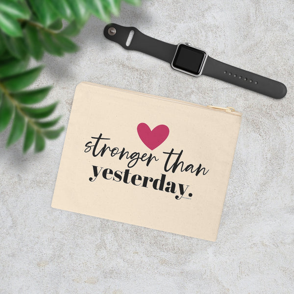 ♡ Stronger than Yesterday .: Natural Cotton Zipper Pouch