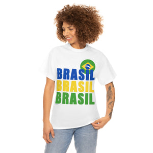 Camiseta BRASIL .: Heavy Cotton Tee (Classic fit) 100% cotton