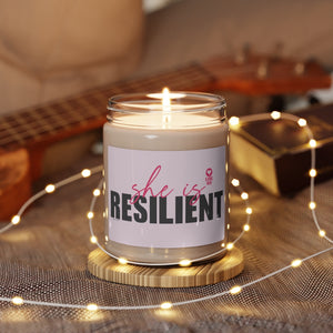 She is Resilient ♡ Inspirational :: 100% natural Soy Candle, 9oz  :: Eco Friendly