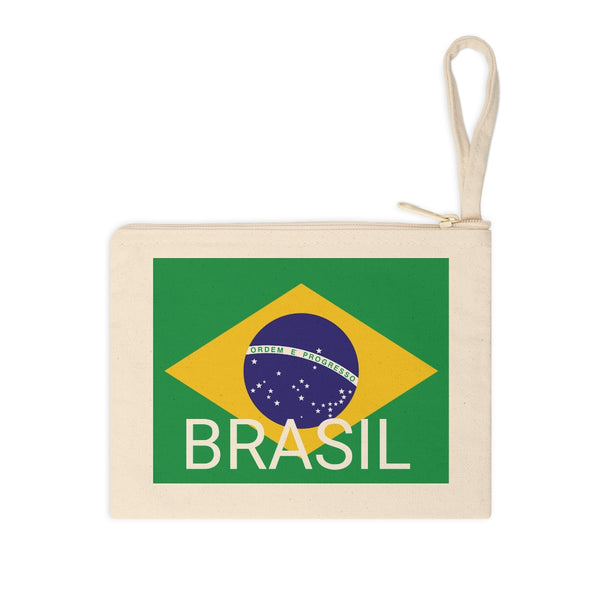 BRASIL .: Cotton Zipper Pouch