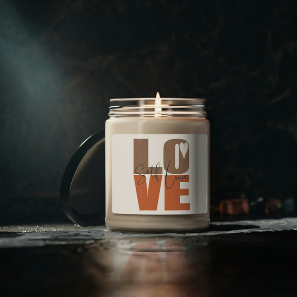 ♡ Self-LOVE .:  Inspirational :: 100% natural Soy Candle, 9oz  :: Eco Friendly